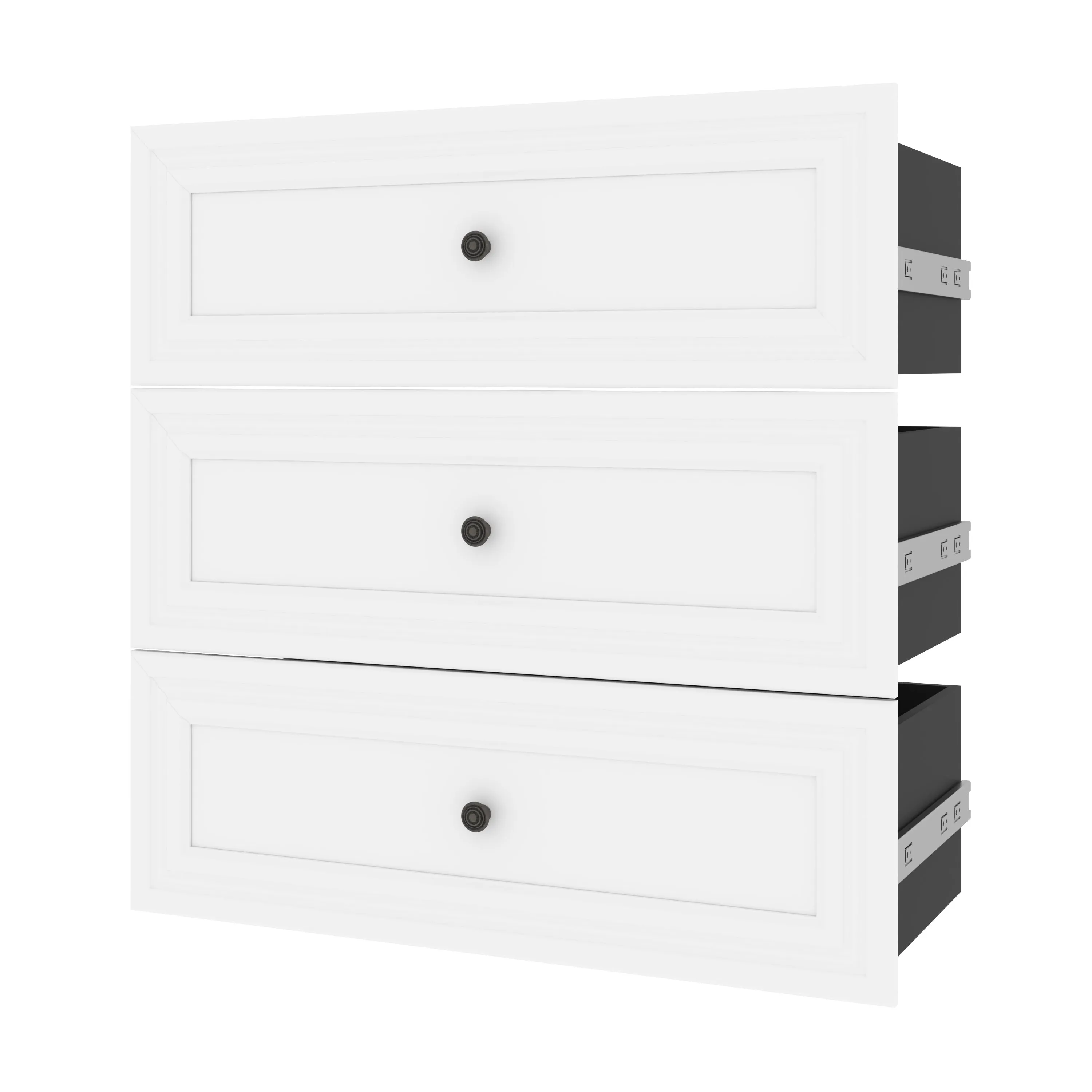 Versatile 3 Drawer Set For Versatile 36W Closet Organizer - Available in 2 Colours