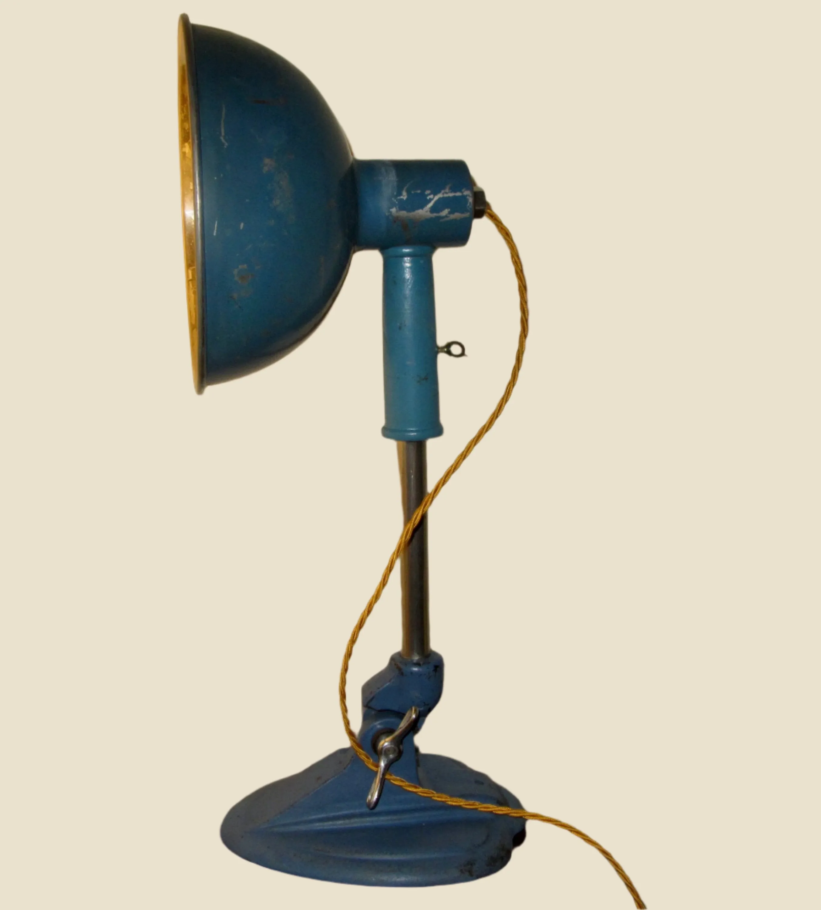 Vintage Ergon Infra Red Medical Lamp Repurposed As A Desk Lamp