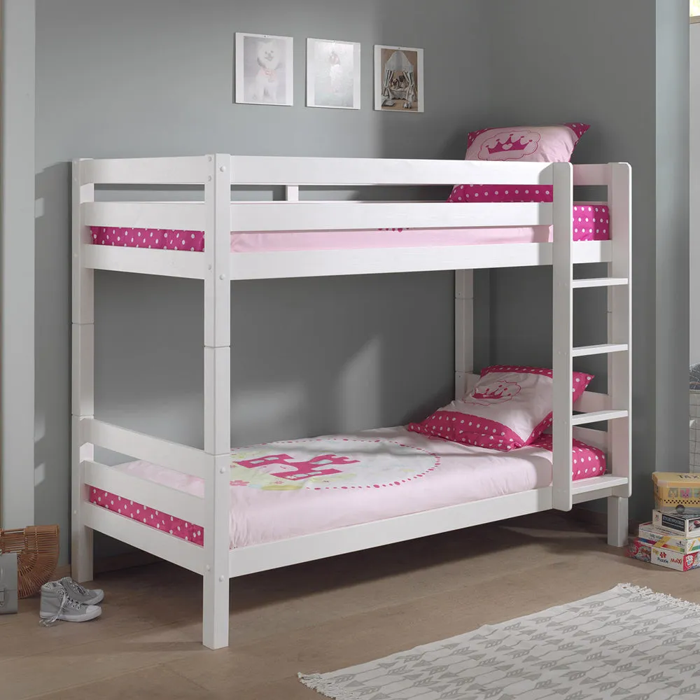 White Bunk Beds 160cm by Vipack Pino