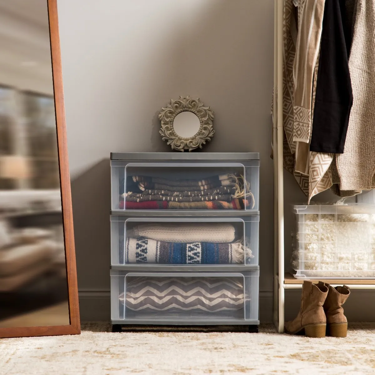 Wide Storage Chest - 3 Drawers