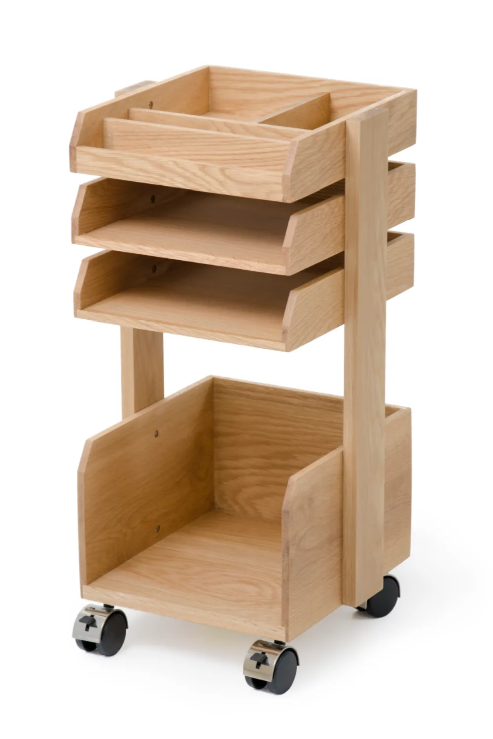 Wooden Storage Trolley | Wireworks Casper